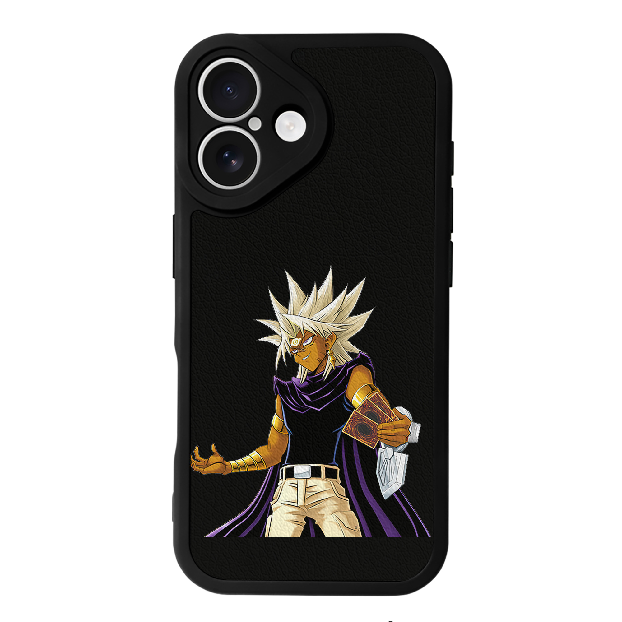 遊☆戯☆王 Yu-Gi-Oh! 【iPhone 16シリーズ対応】シリコンスマホケース（レザー調） 材質：シリコン